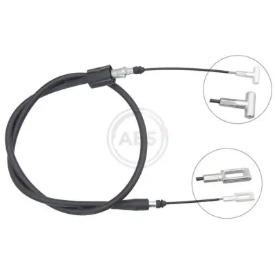 Cable de accionamiento, freno de estacionamiento A.B.S. K19844 Máxima Calidad